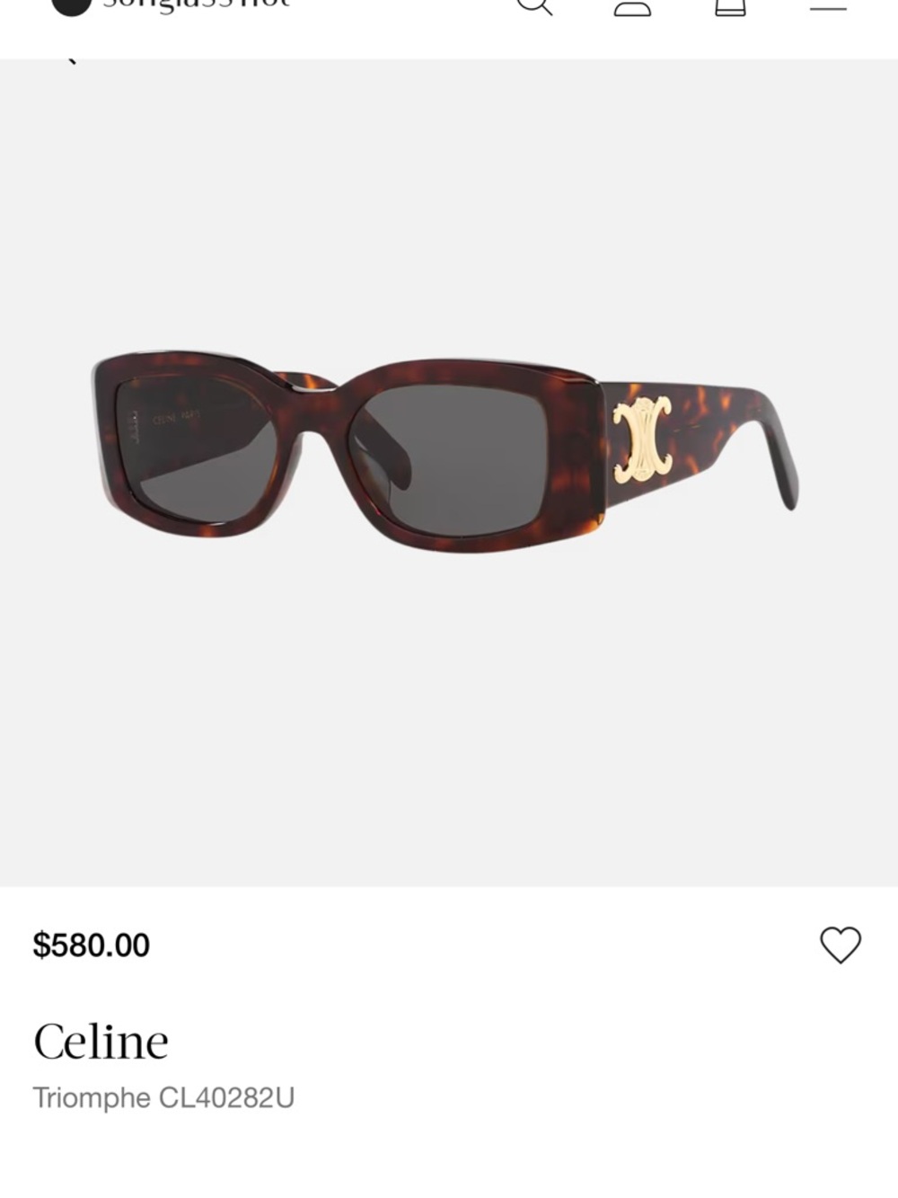Celine Triomphe 53 Sunglasses - Picture 12 of 15